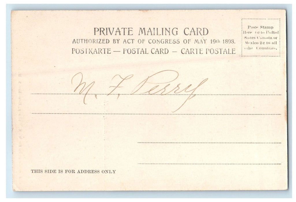 c1900s Ami Brook Henniker New Hampshire NH Antique Posted PMC Postcard