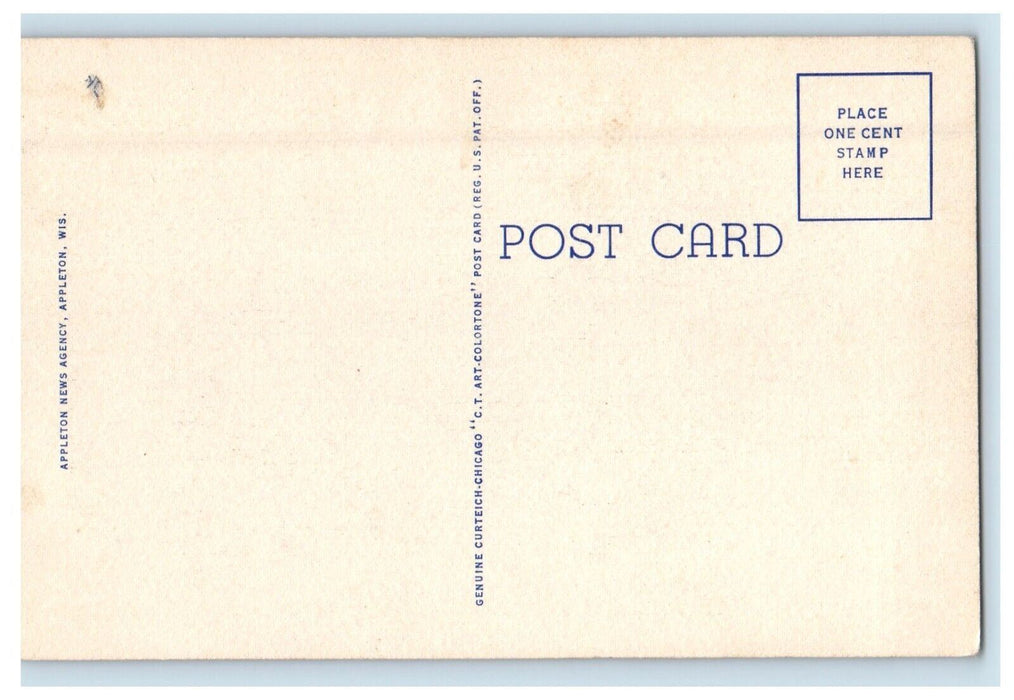 Neenah High School And Menasha High School Menasha Wisconsin WI Postcard