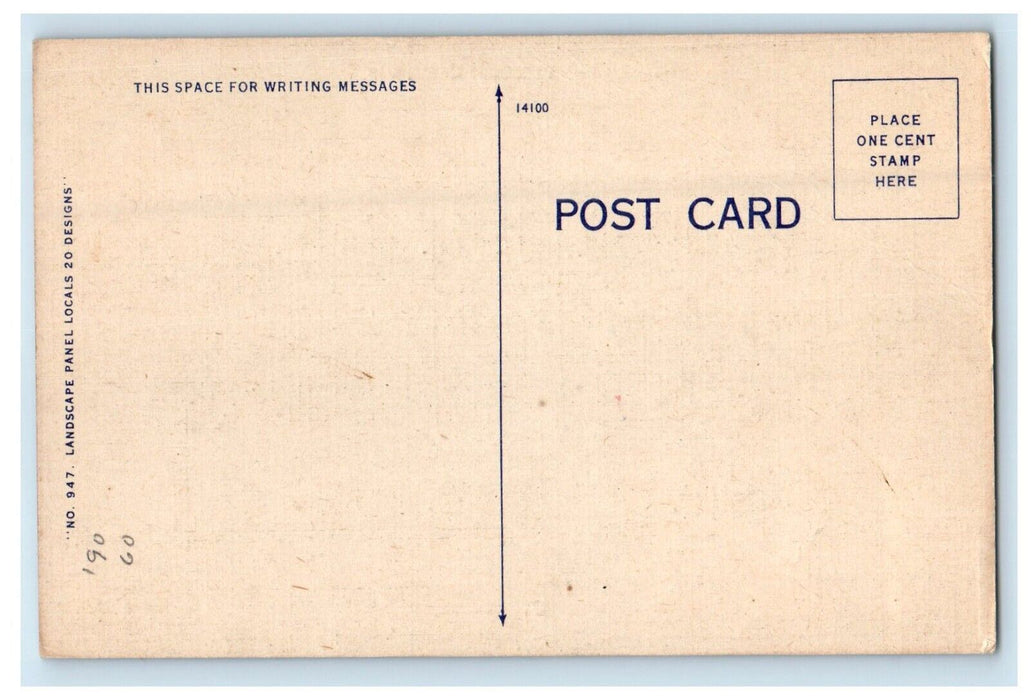 Greetings From Pelican Lake Wisconsin WI, River Waterfalls Vintage Postcard