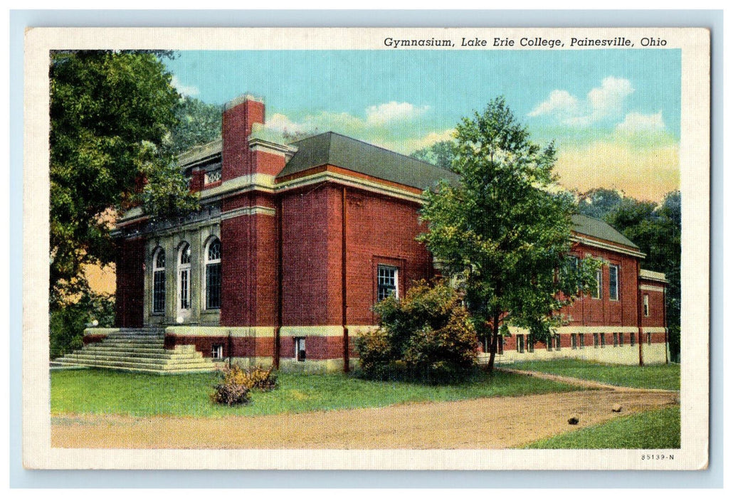 c1920s Gymnasium, Lake Erie College, Painesville Ohio OH Unposted Postcard