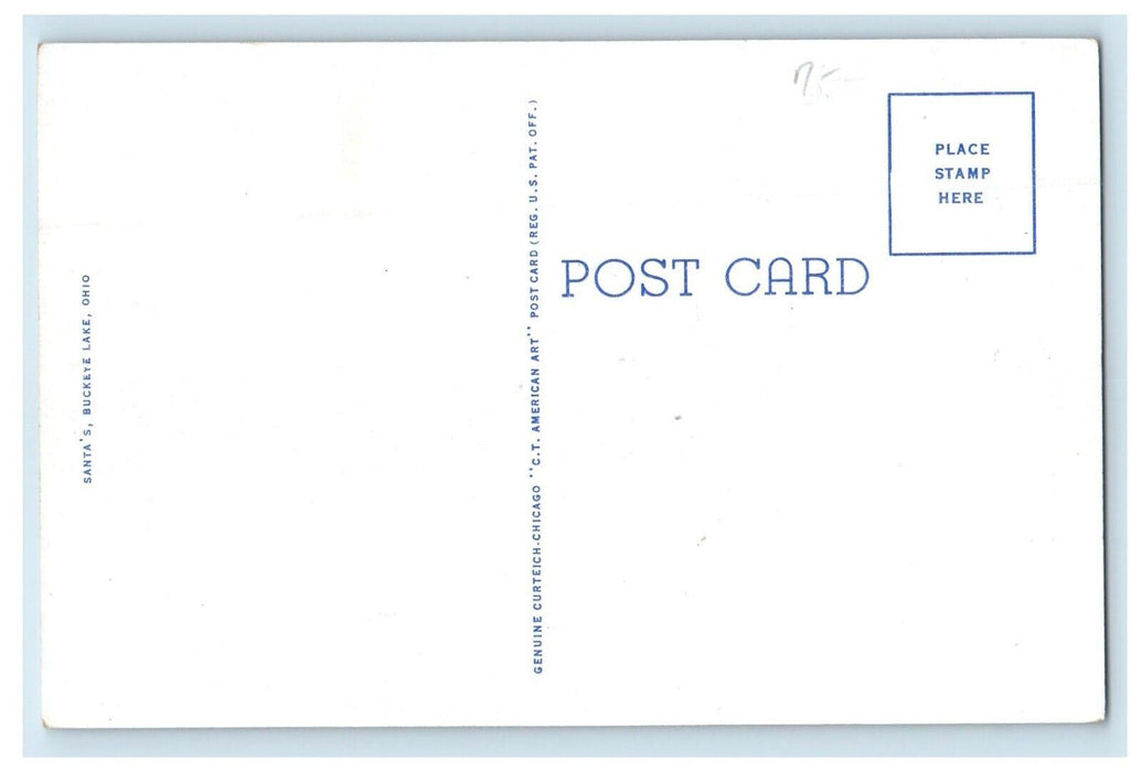 Catholic Church And Parish House Buckeye Lake Ohio OH Vintage Postcard