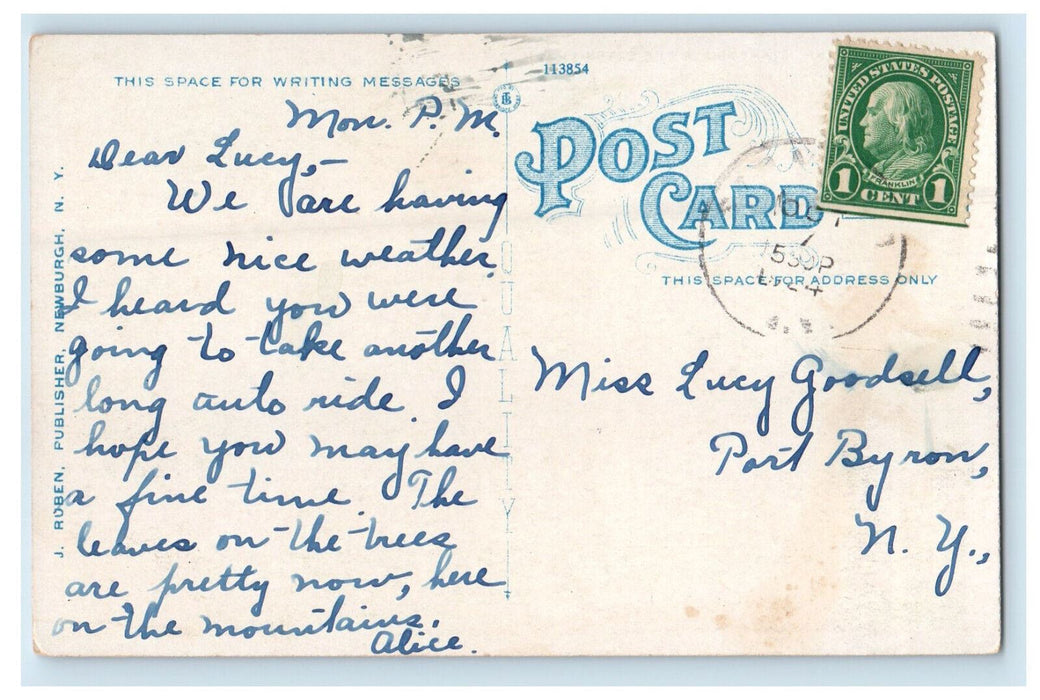 c1920s Grey Court Inn Stamford in the Catskills New York NY Posted Postcard