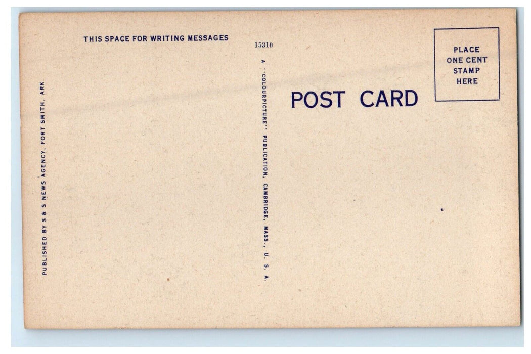 Aerial View Of The Great Furniture Industries Fort Smith Arkansas AR Postcard