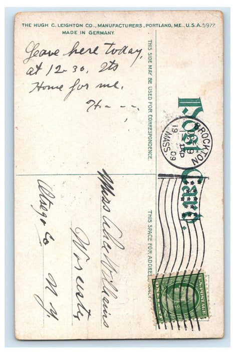 1909 The Midway Brockton Fair Massachusetts MA Posted Antique Postcard