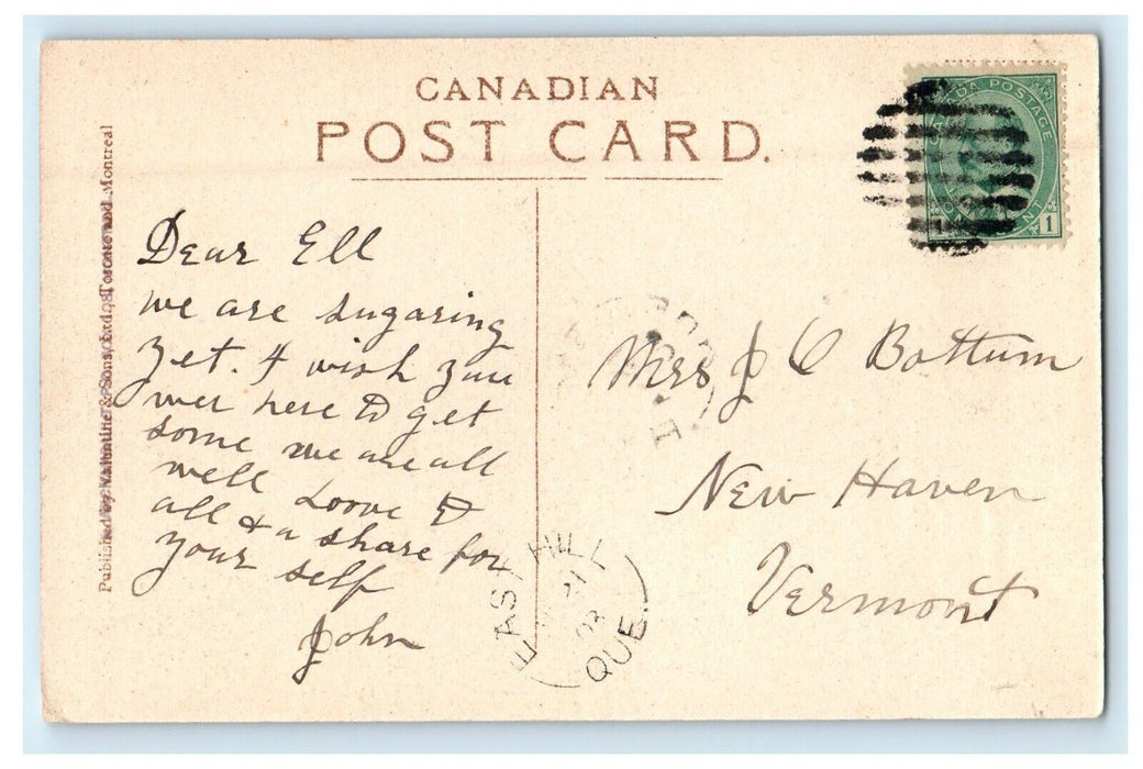 c1910's Normal School Toronto Canada Posted Antique Postcard