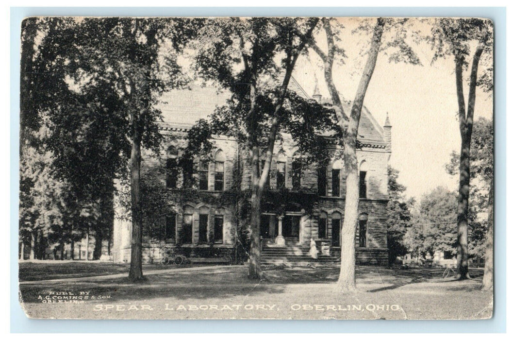 1914 Spear Laboratory Oberlin Ohio OH Posted Antique Postcard