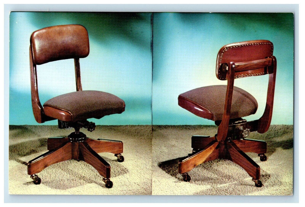 New York City NY. Stenographer's Chair A. Black Inc. Advertising Postcard