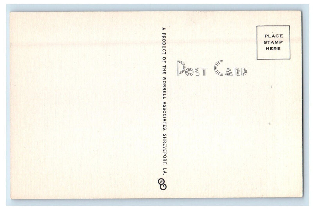 c1940's Cardo Parish Court House Shreveport Louisiana LA Vintage Postcard