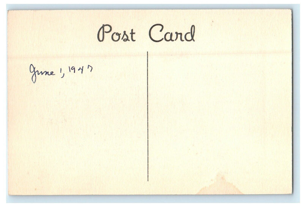 1947 Map of the Maine Coast, Portland to Belfast, Maine ME Unposted Postcard