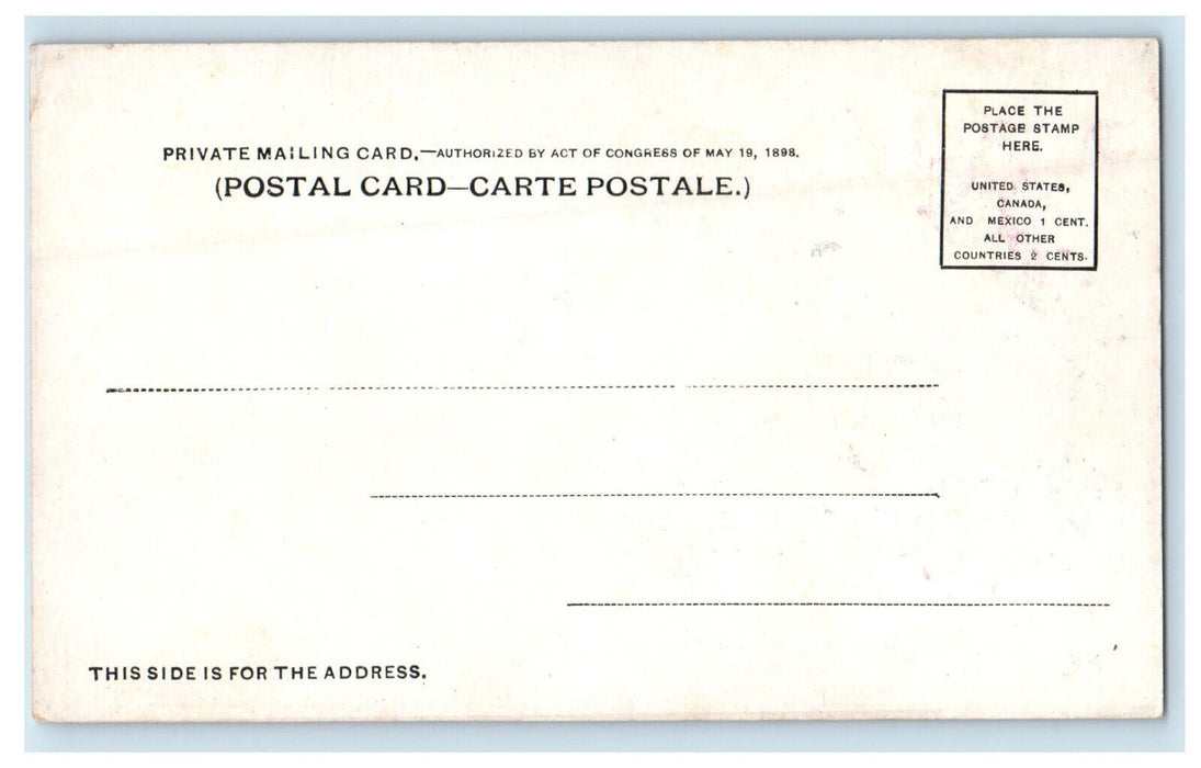 c1900s Statue of Shakespeare Greetings from St. Louis PMC Unposted Postcard