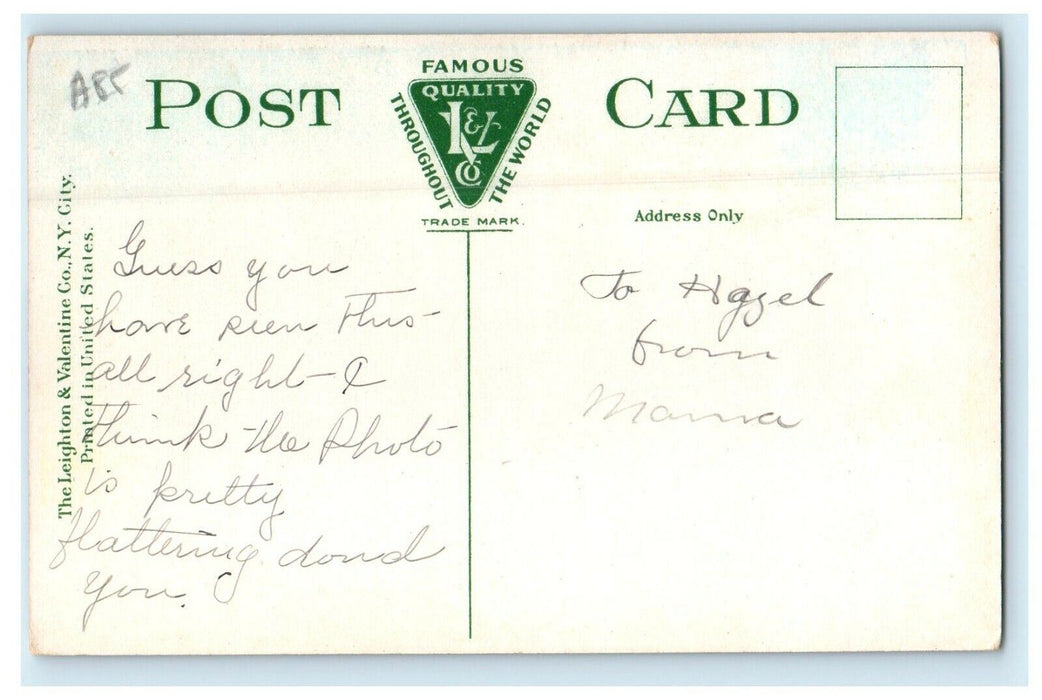 1910 Congressman Goulds Residence, Skowhegan Maine ME Political Ad Postcard