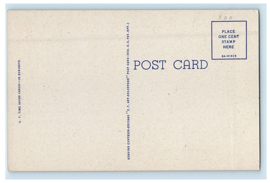 Greetings From Wautoma Wisconsin WI, Time Saver Card Unposted Postcard