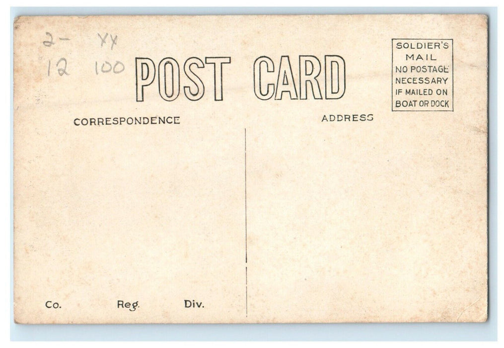 c1910's Steamer Ship George Washington Soldier's And Sailors U.S Army Postcard