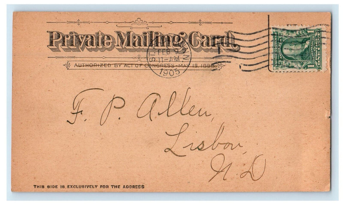 1905 The Lawyers CC CP Pub Co. St. Paul Minnesota MN PMC Posted Postcard