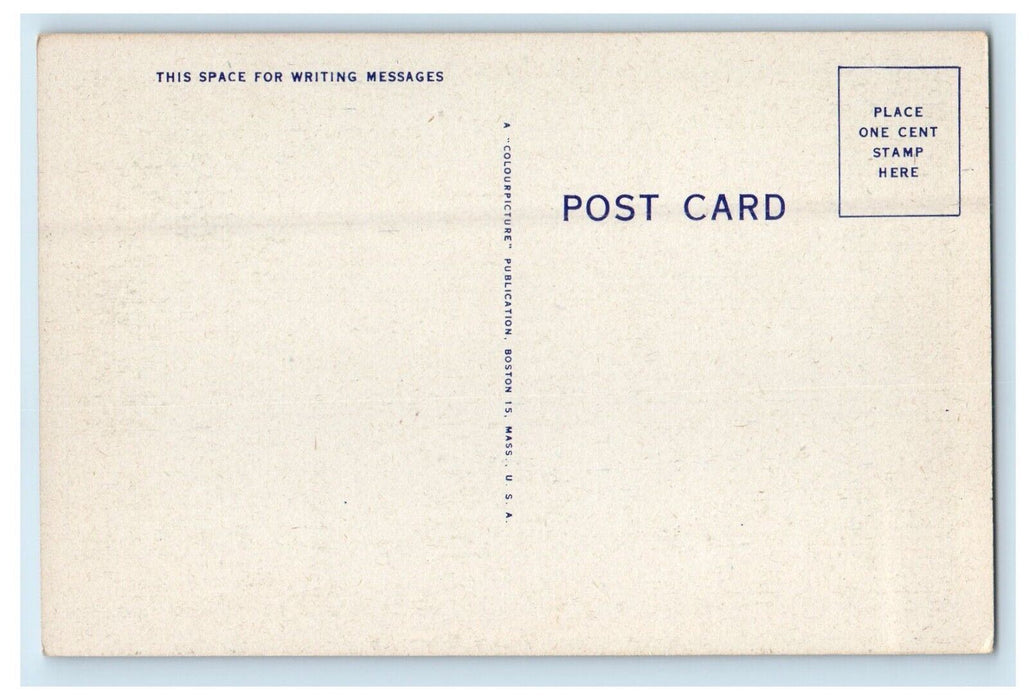 Greetings From Mercer Wisconsin WI, River Moonlight View Vintage Postcard