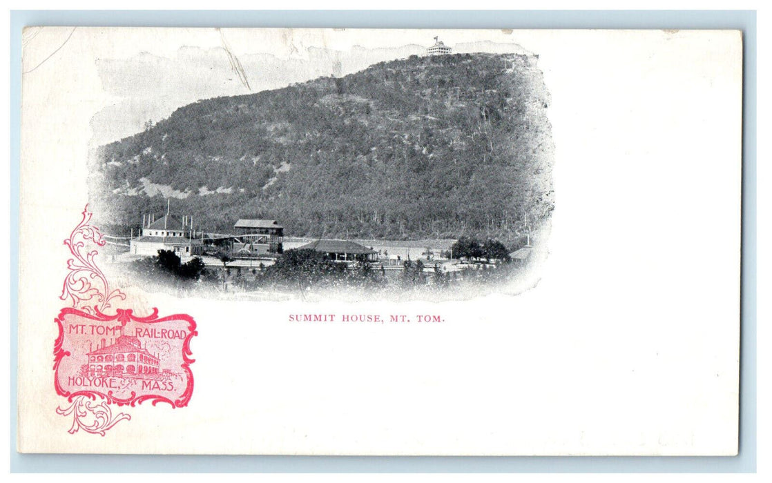 c1900s Summit House Mt. Tom Massachusetts MA Unposted PMC Postcard