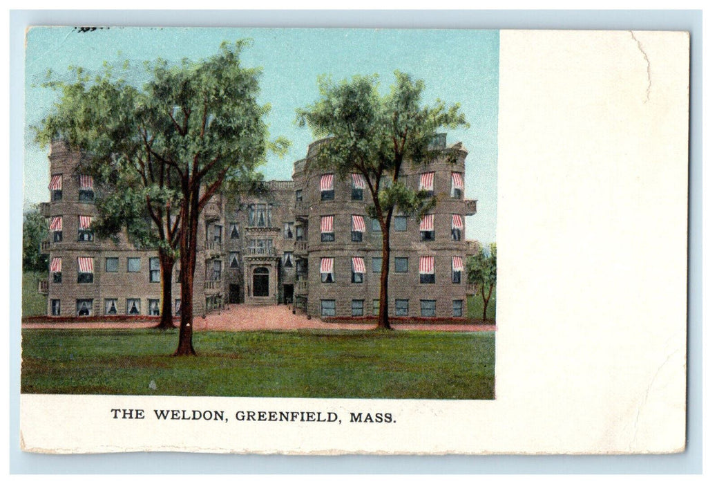 c1900s The Weldon Greenfield Massachusetts MA Unposted PMC Postcard