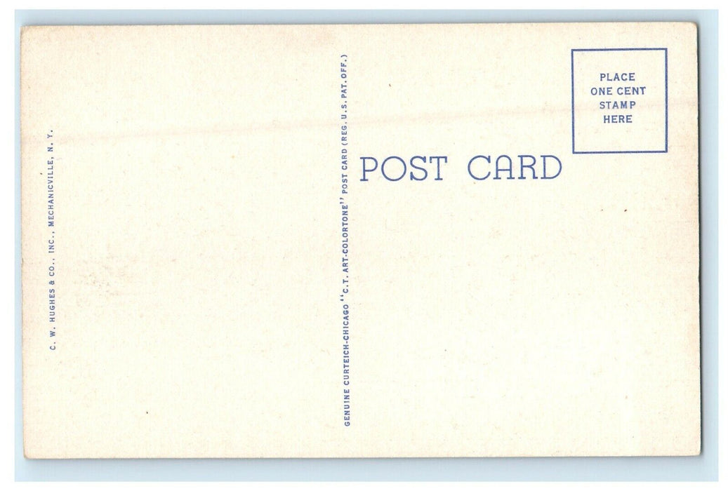 c1940's Star Hall Middlebury College Building Campus Middlebury VT Postcard