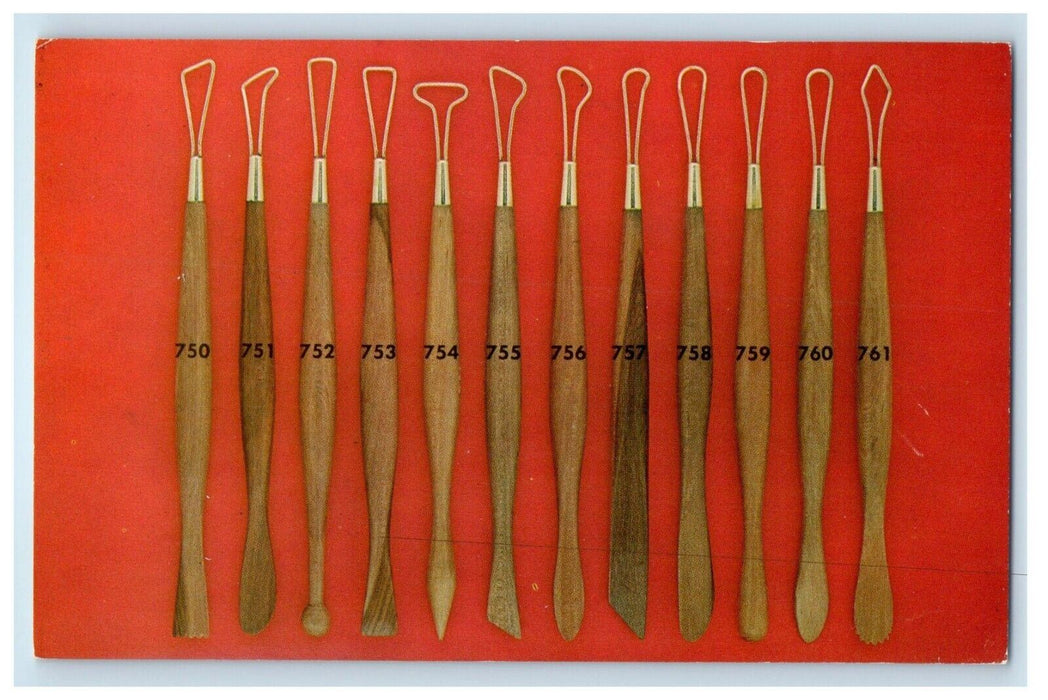 Buck Deluxe Snakewood Tools Sculpture House Inc New York NY Advertising Postcard