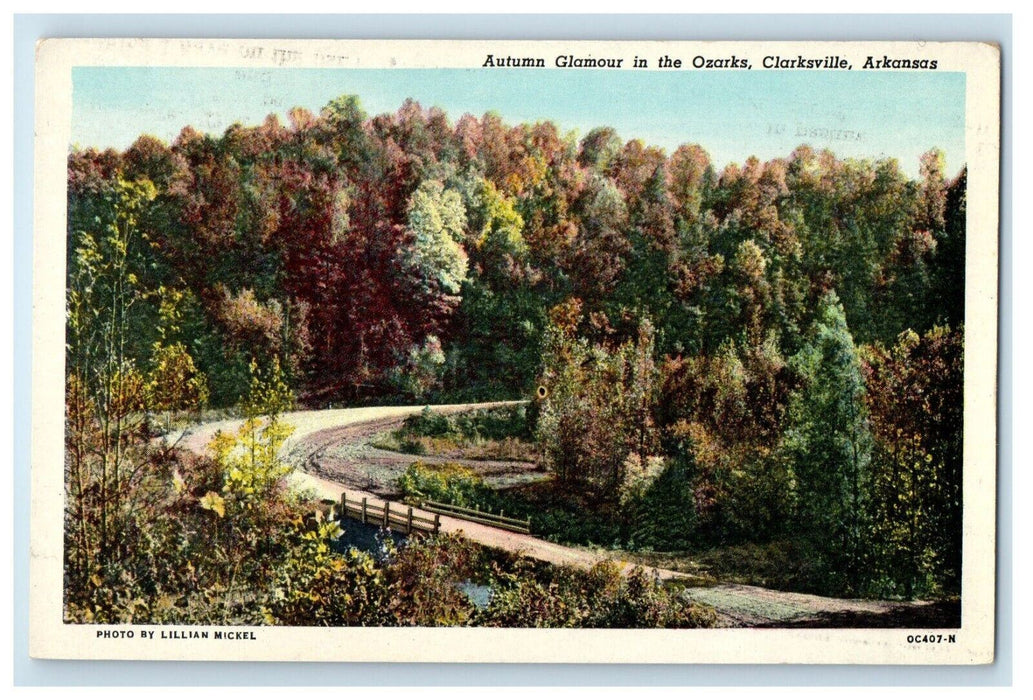 Autumn Glamour Ozarks Clarksville Arizona AZ, Realtor Advertising Postcard