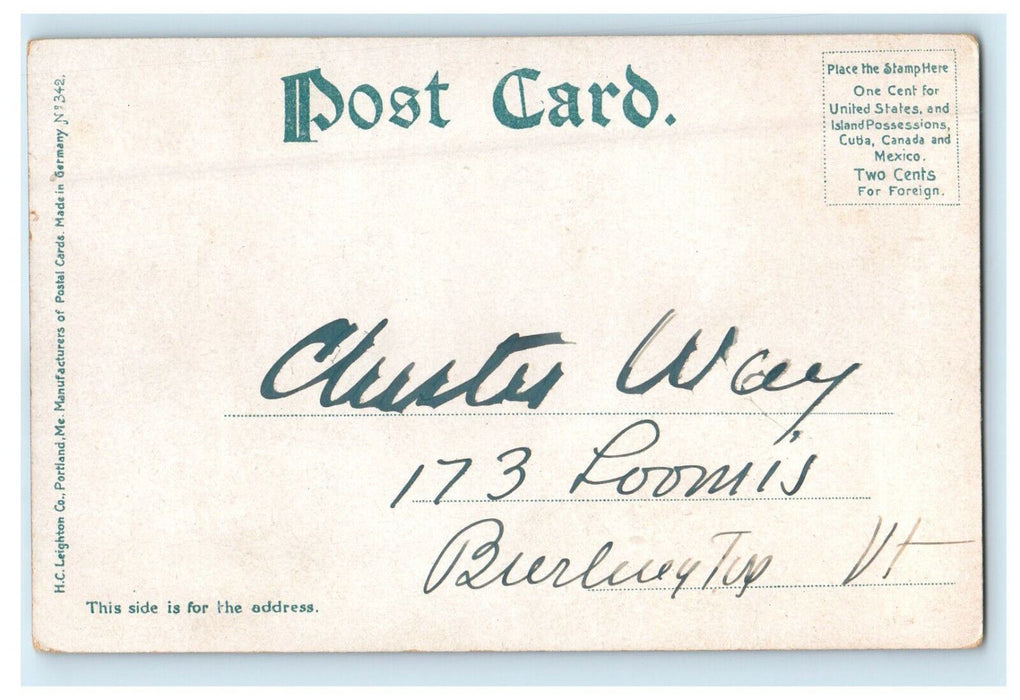 c1905s Hudson River Steamboat Adirondacks, Greetings from Albany NY Postcard
