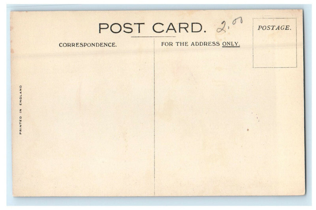 c1910s RMS Aquitania - Cunard Line Steamship Antique Posted Postcard