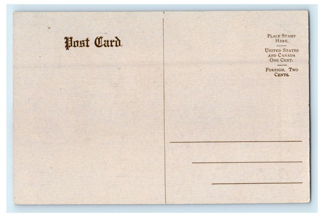 c1910's The Library University Of Michigan Ann Arbor MI Antique Postcard