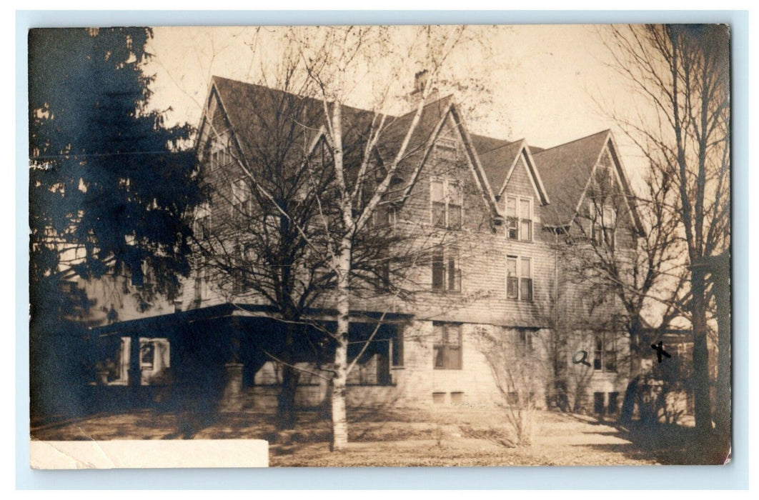 1910 Victorian House Oberlin Ohio OH Residence RPPC Photo Antique Postcard