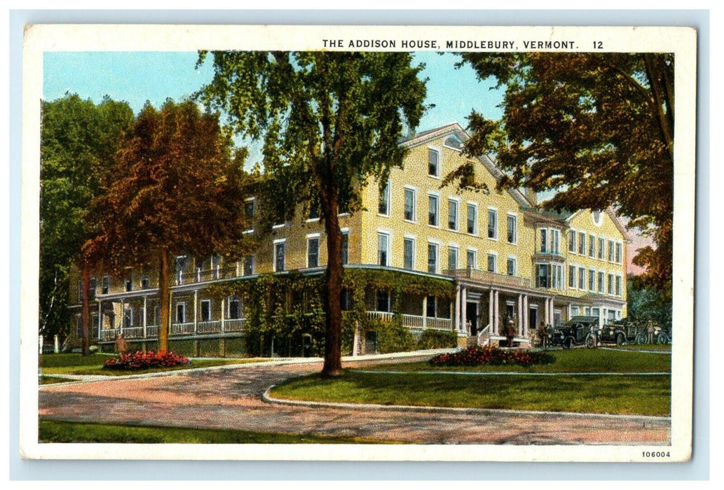 1950 The Addison House Middlebury New Haven Vermont VT Vintage Postcard