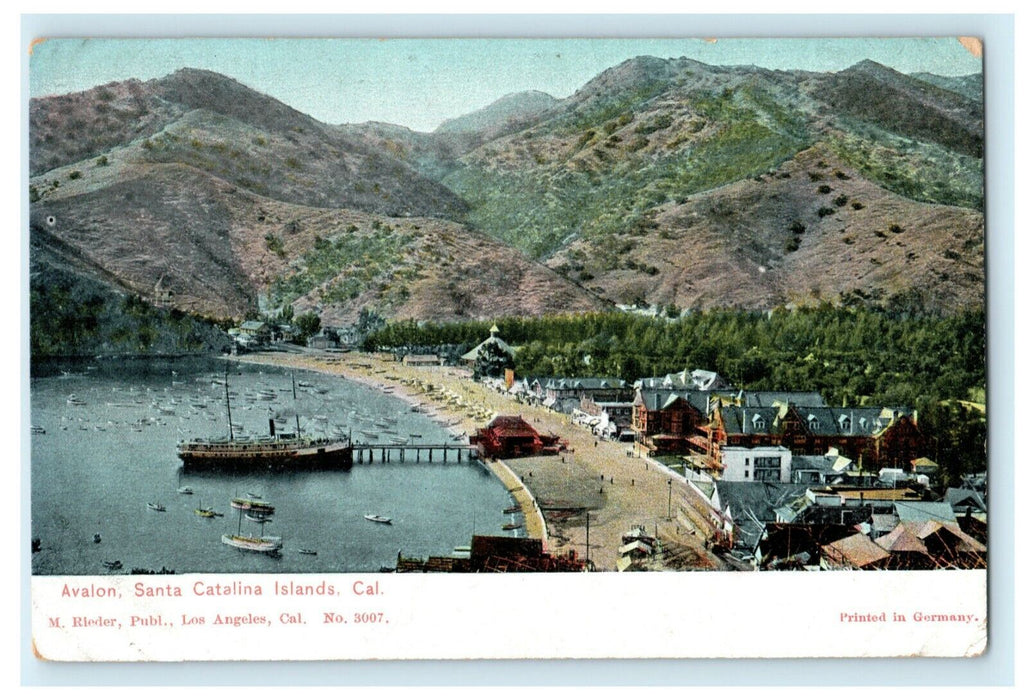 c1905 Avalon Port Catalina Island California CA Unposted Antique Postcard