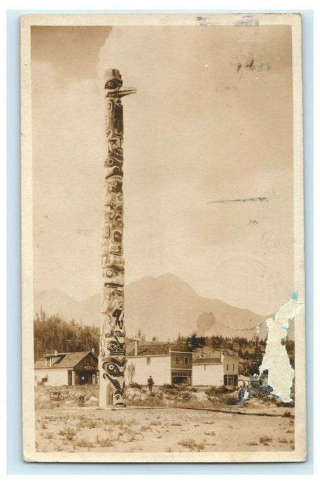 1923 Jasper National Park Vancouver Canada Posted RPPC Photo Postcard