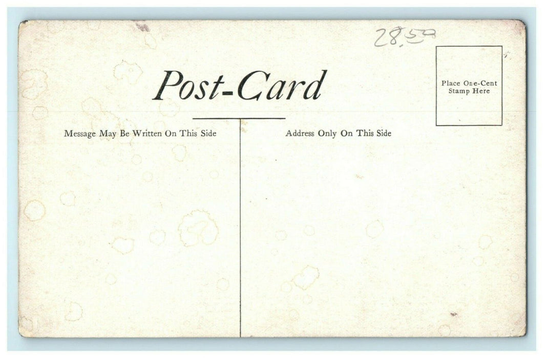 c1910 Curtis Publishing Co. Philadelphia Boiler Room Advertising Postcard