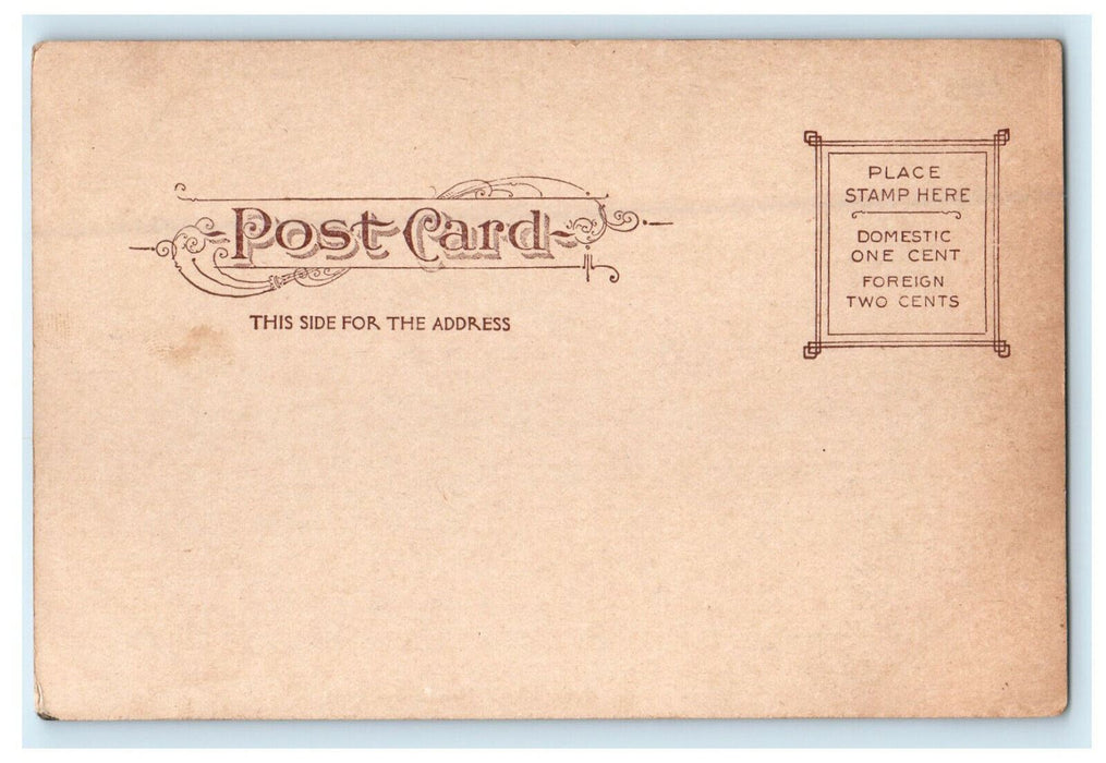 c1905s Public Library, New London, Connecticut CT Antique Unposted Postcard