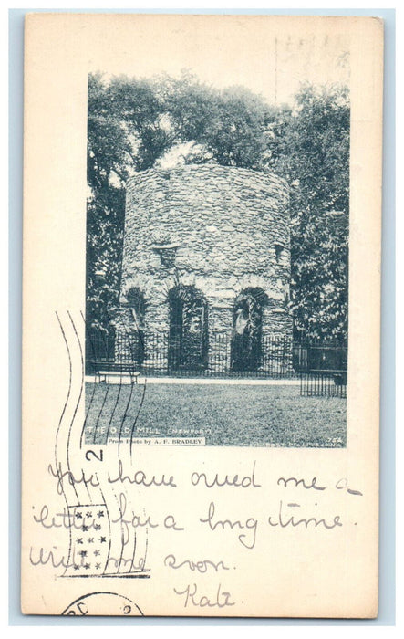 1906 The Old Mill (Newport) Providence Rhode Island RI PMC Posted Postcard