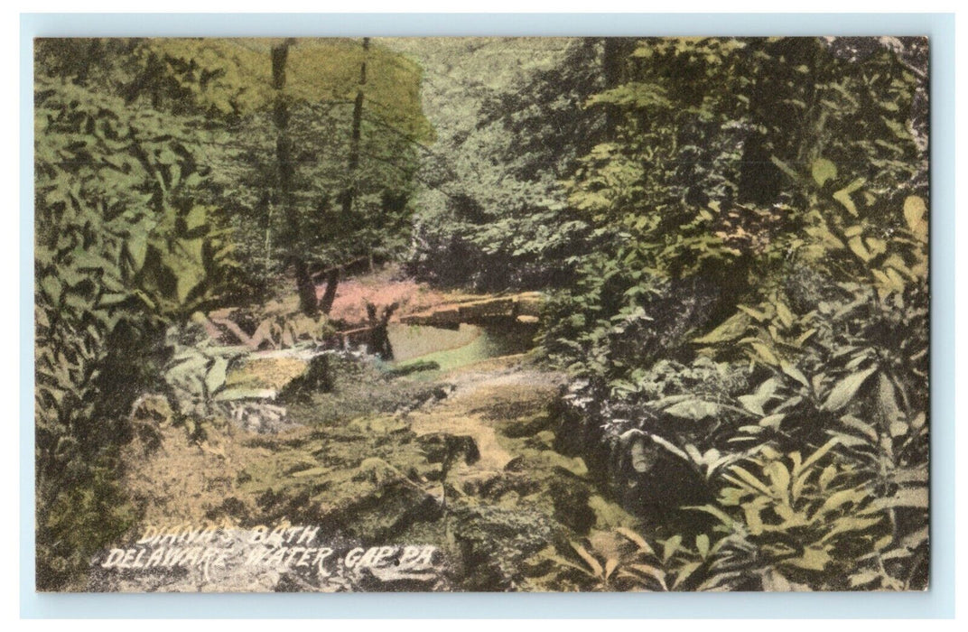 c1910 Diana's Bath Delaware Water Gap Pennsylvania PA Antique Postcard