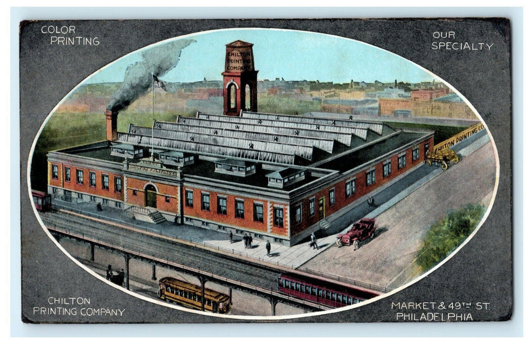 c1910 Chilton Printing Company Philadelphia Pennsylvania PA Advertising Postcard