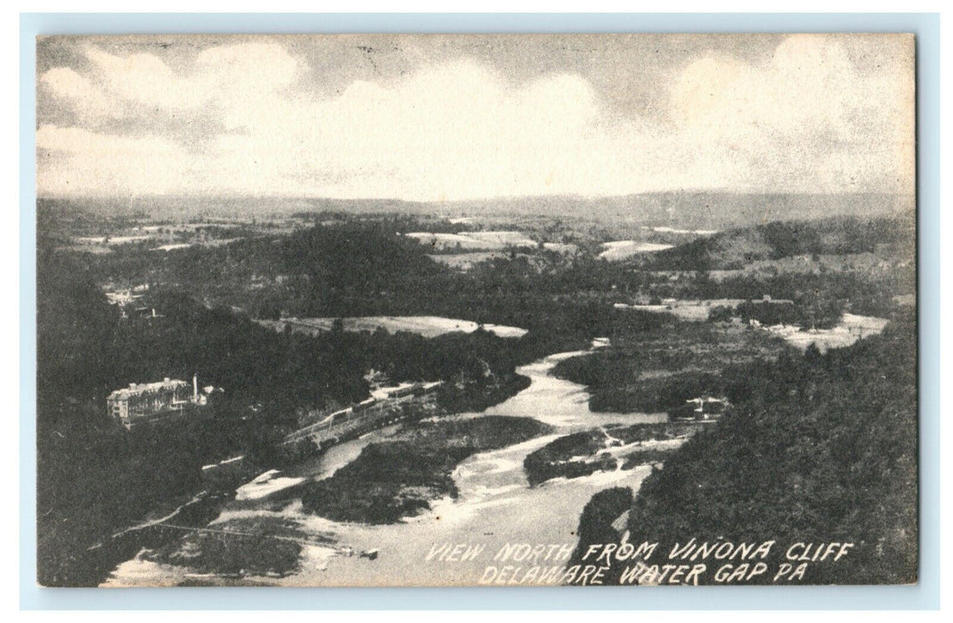 c1910 Vinona Cliff Delaware Water Gap Pennsylvania PA Antique Postcard