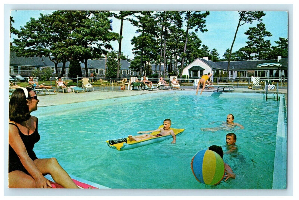 c1950's Top O' The Morn Motor Lodge Motel Hyannis Massachusetts MA Postcard