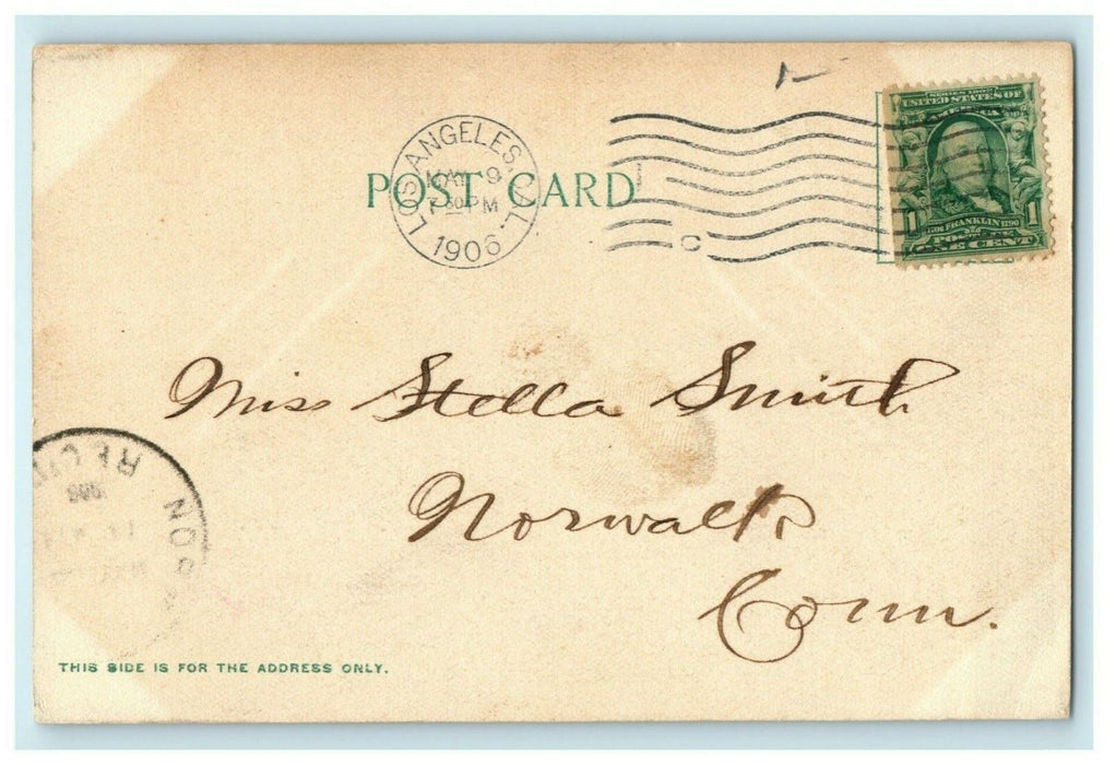 1906 Inspiration Point Mt. Lowe California CA Posted Antique Postcard