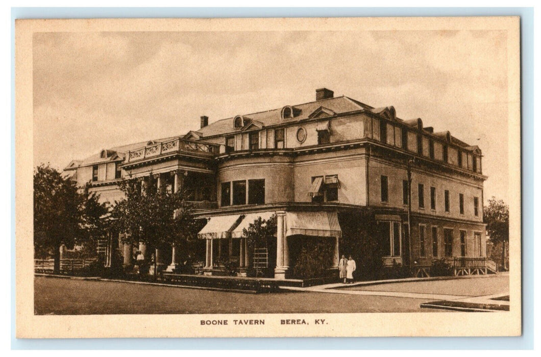 c1920's Boone Tavern Berea Kentucky KY Albertype Vintage Postcard