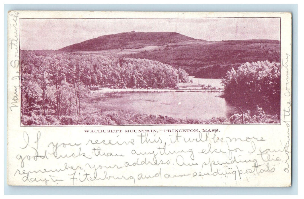1905 Wachusett Mountain Princeton Massachusetts MA Brockton MA PMC Postcard