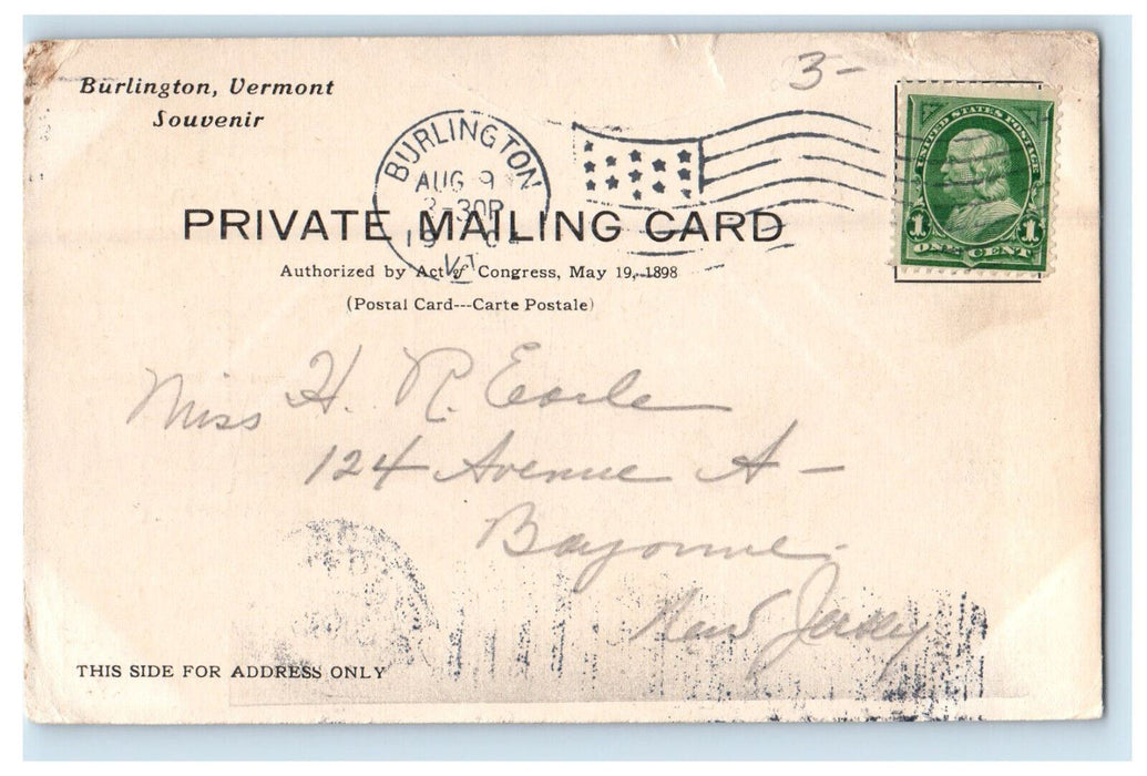 1904 Vermont State Capitol Building Montpelier Vermont VT PMC Posted Postcard