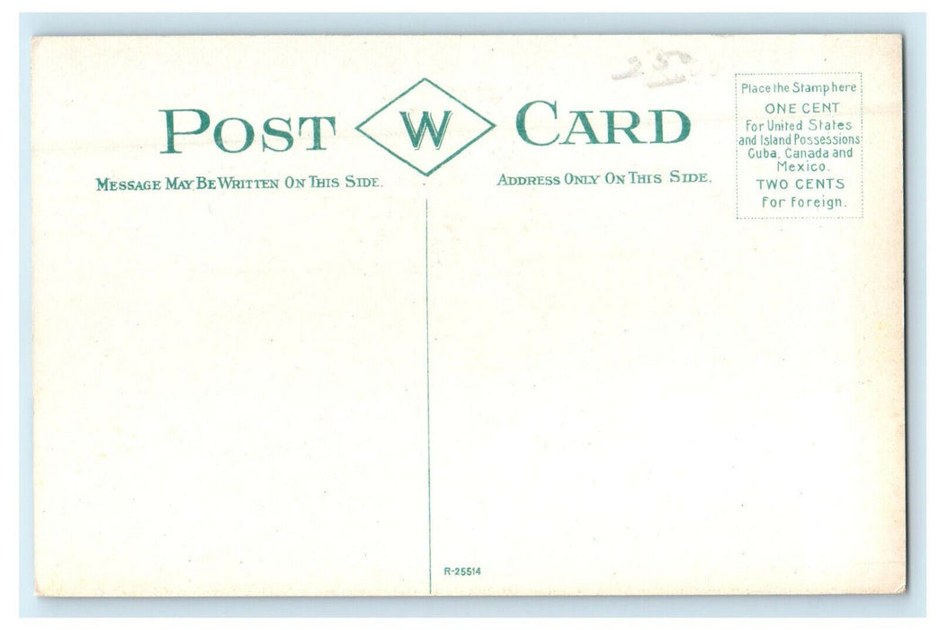c1910s St Charles Parochial School, Waltham, Massachusetts MA Unposted Postcard