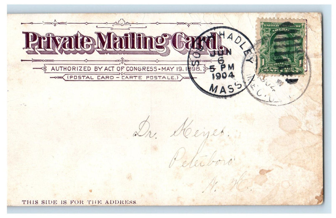 1904 Dwight Memorial Art Mt Holyoke College MA South Hadley MA PMC Postcard