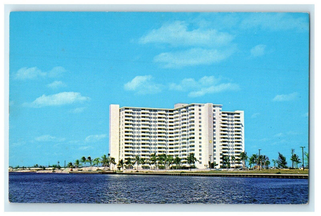 View Of Coral Bridge Towers Galt Ocean Fort Lauderdale Florida FL Postcard