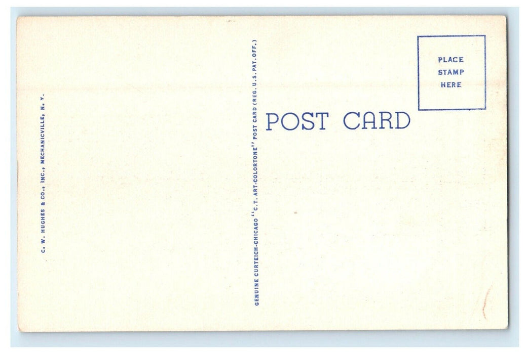c1930's Bridge Over Deerfield River Near Charlemont Mohawk Trail MA Postcard