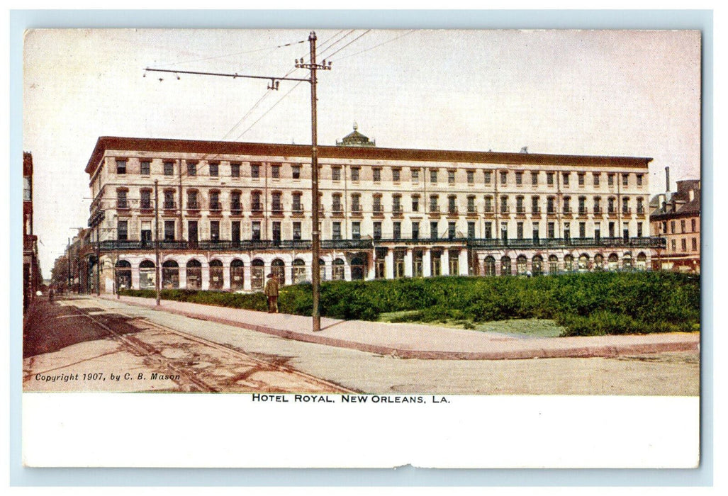 c1910s Hotel Royal New Orleans Louisiana LA Antique Unposted Postcard