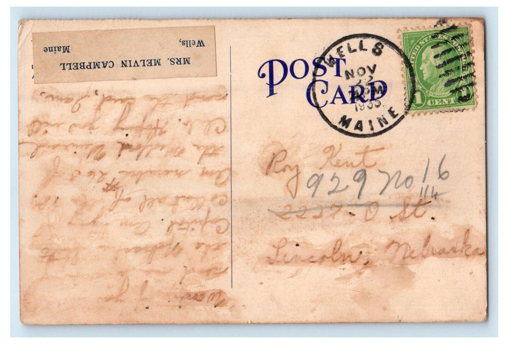 1935 Portland Head Light Cape Elizabeth Maine ME Wells Maine ME Postcard