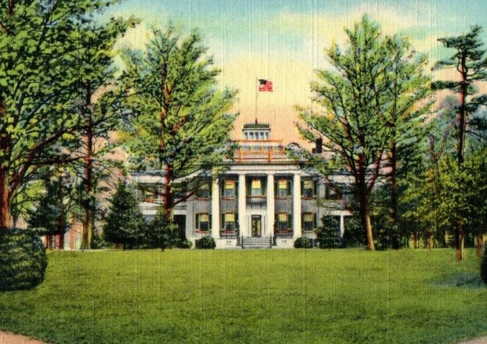 c1940's View Of Walnut Hall Farm Lexington Kentucky KY Vintage Postcard