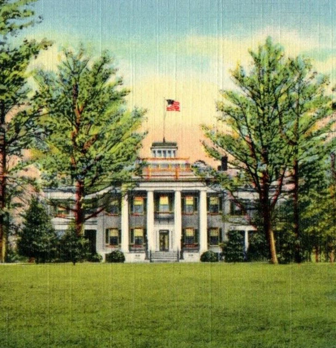 c1940's View Of Walnut Hall Farm Lexington Kentucky KY Vintage Postcard